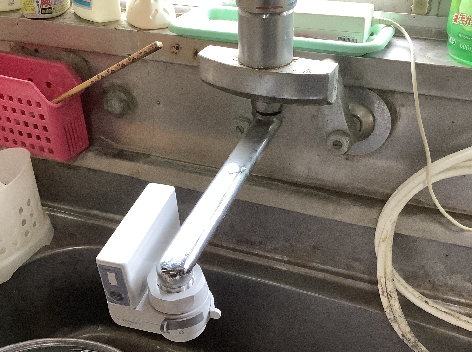 浄水器取付け