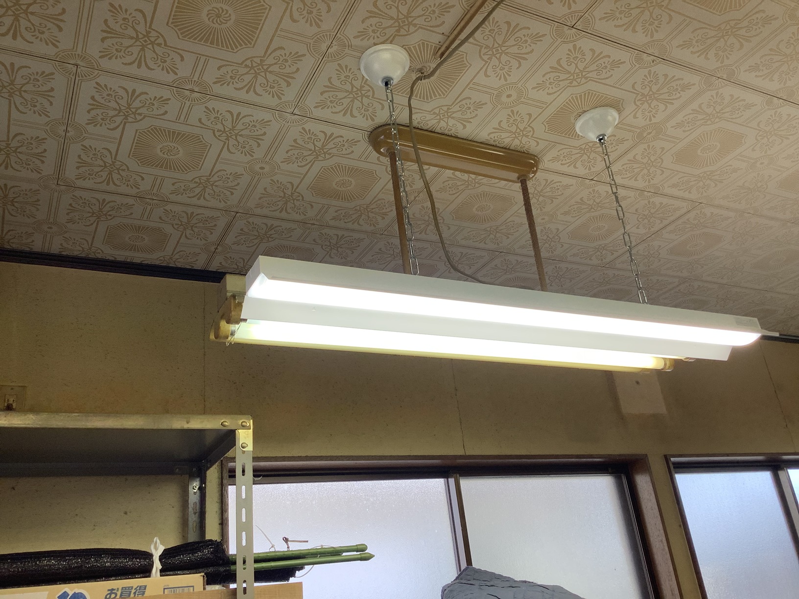 天井照明交換