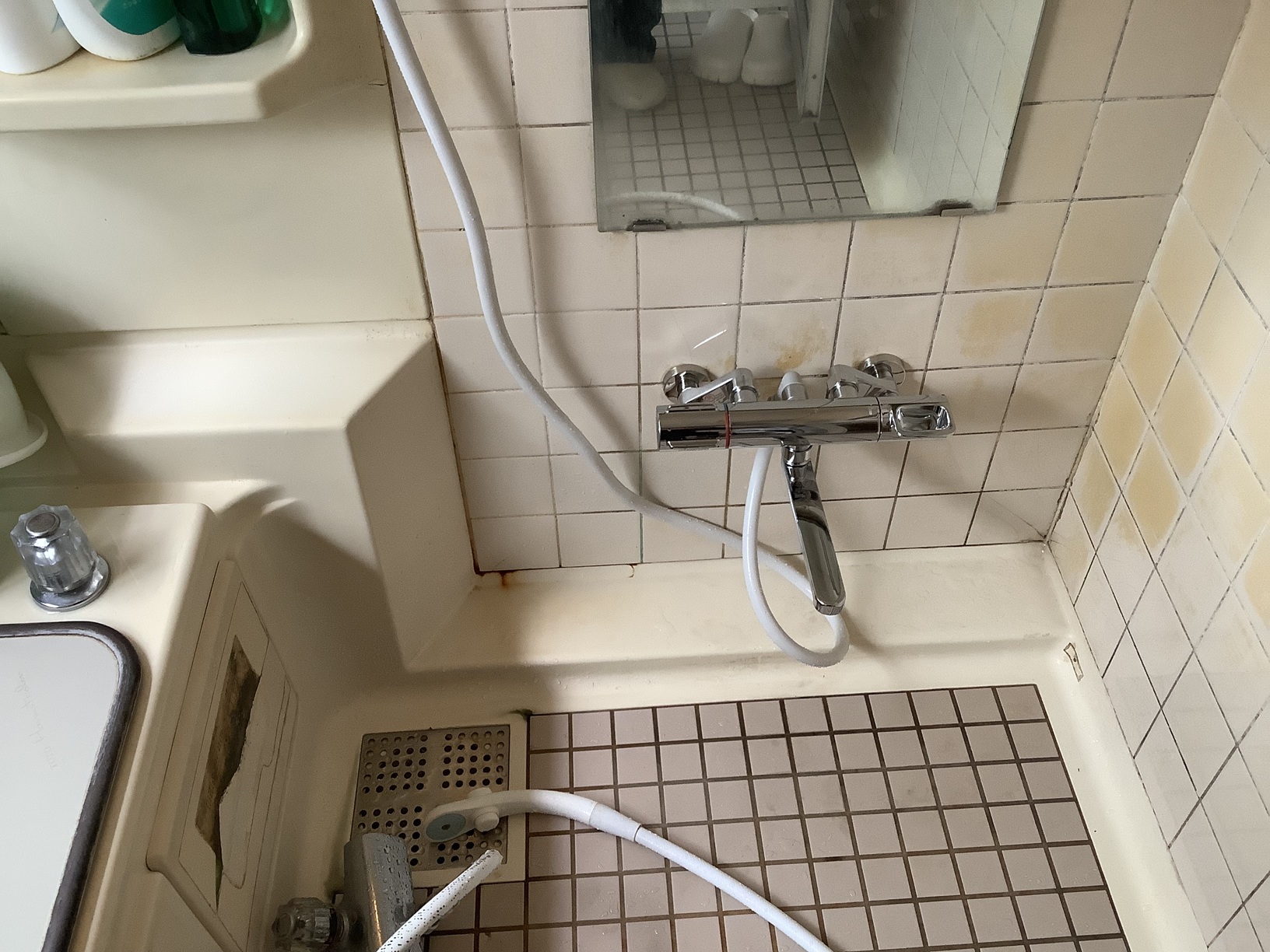 浴室混合栓交換