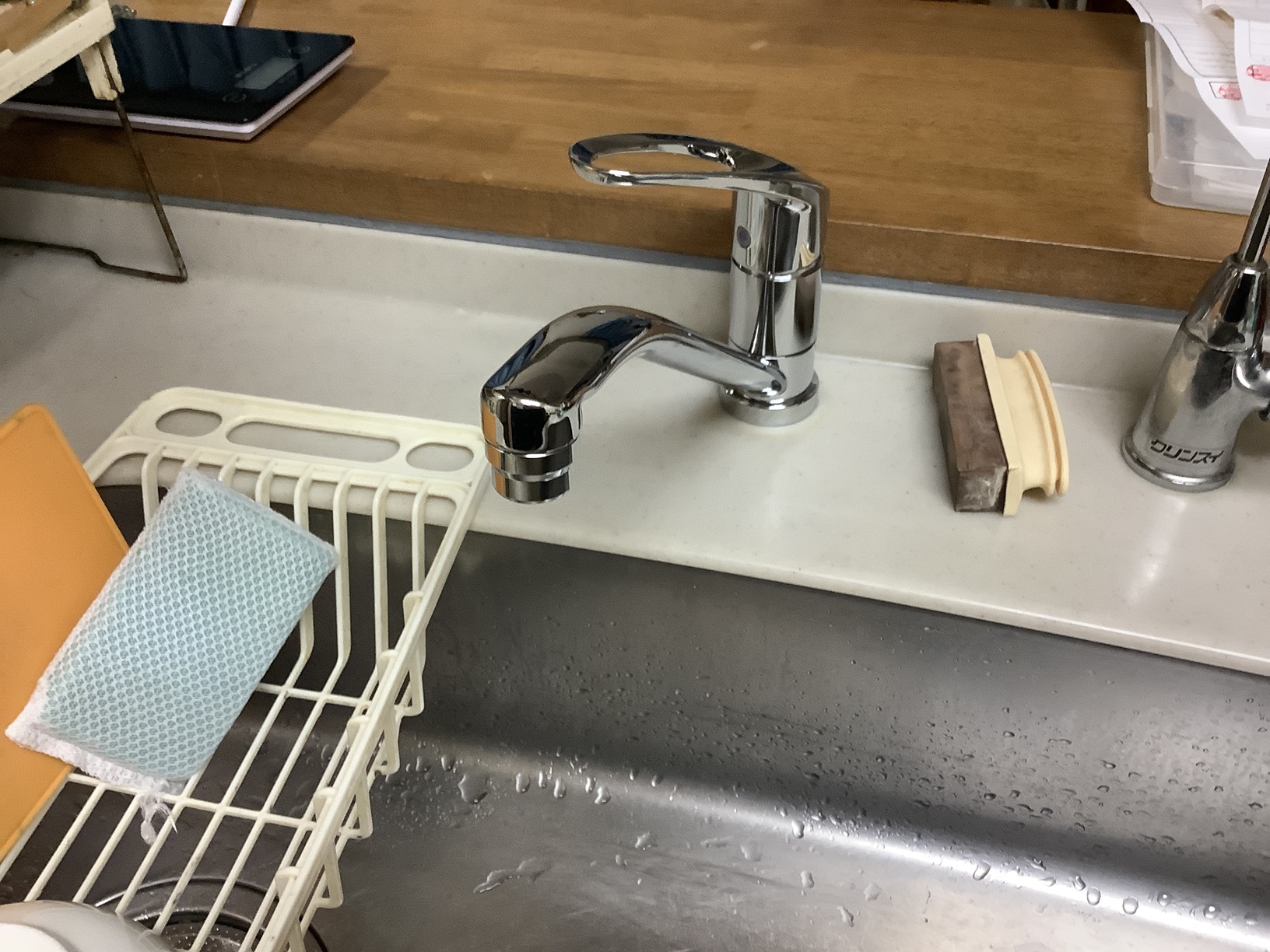 キッチン混合栓交換
