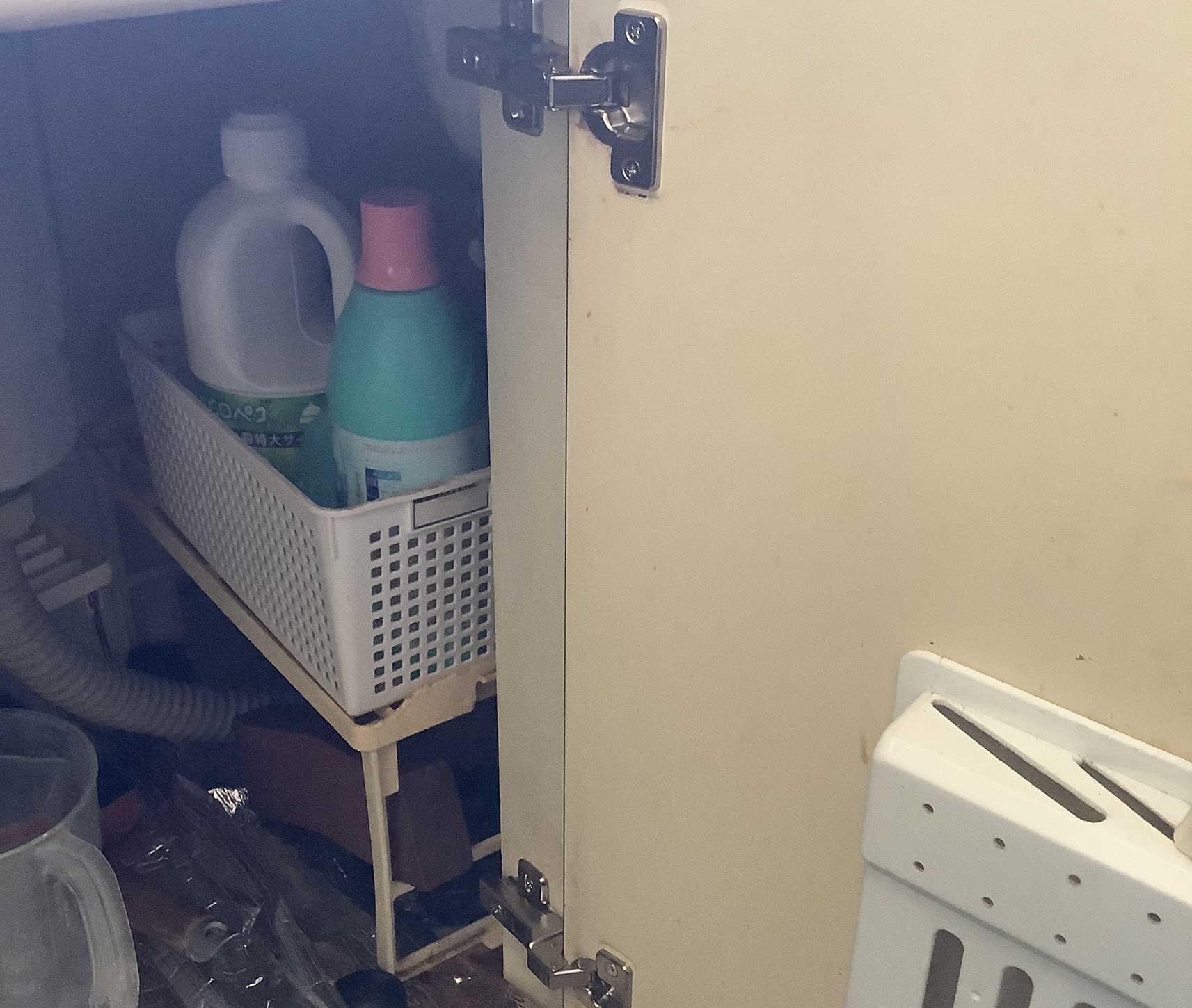 キッチン丁番交換