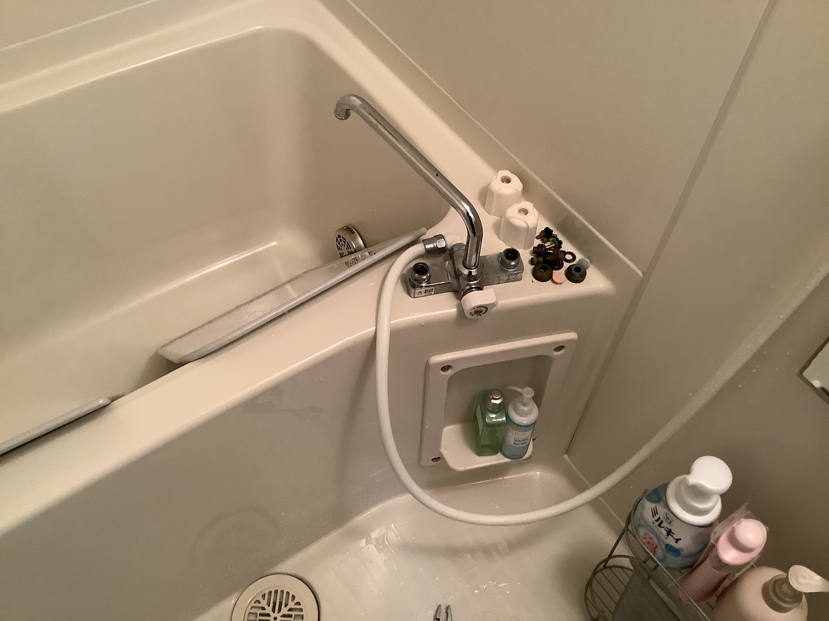 浴室混合栓パッキン交換