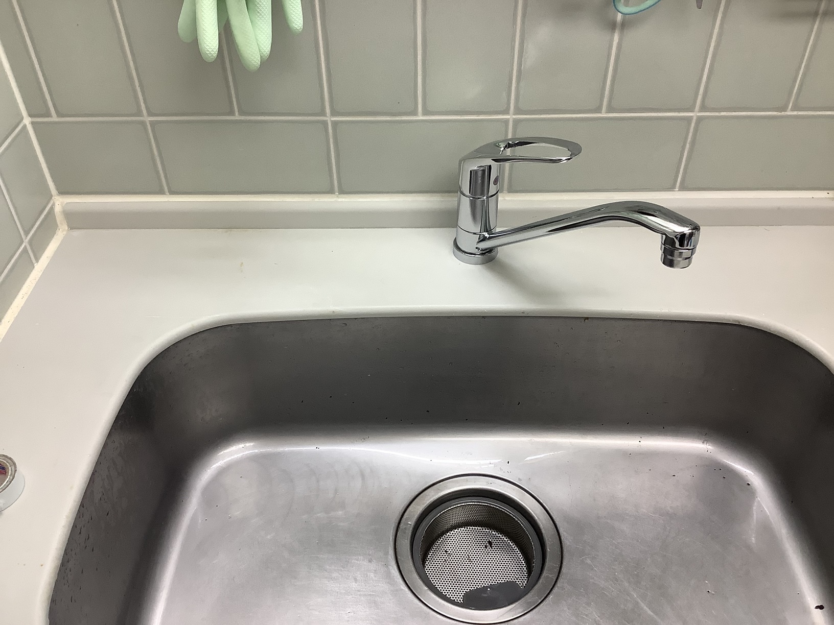 キッチン混合栓交換