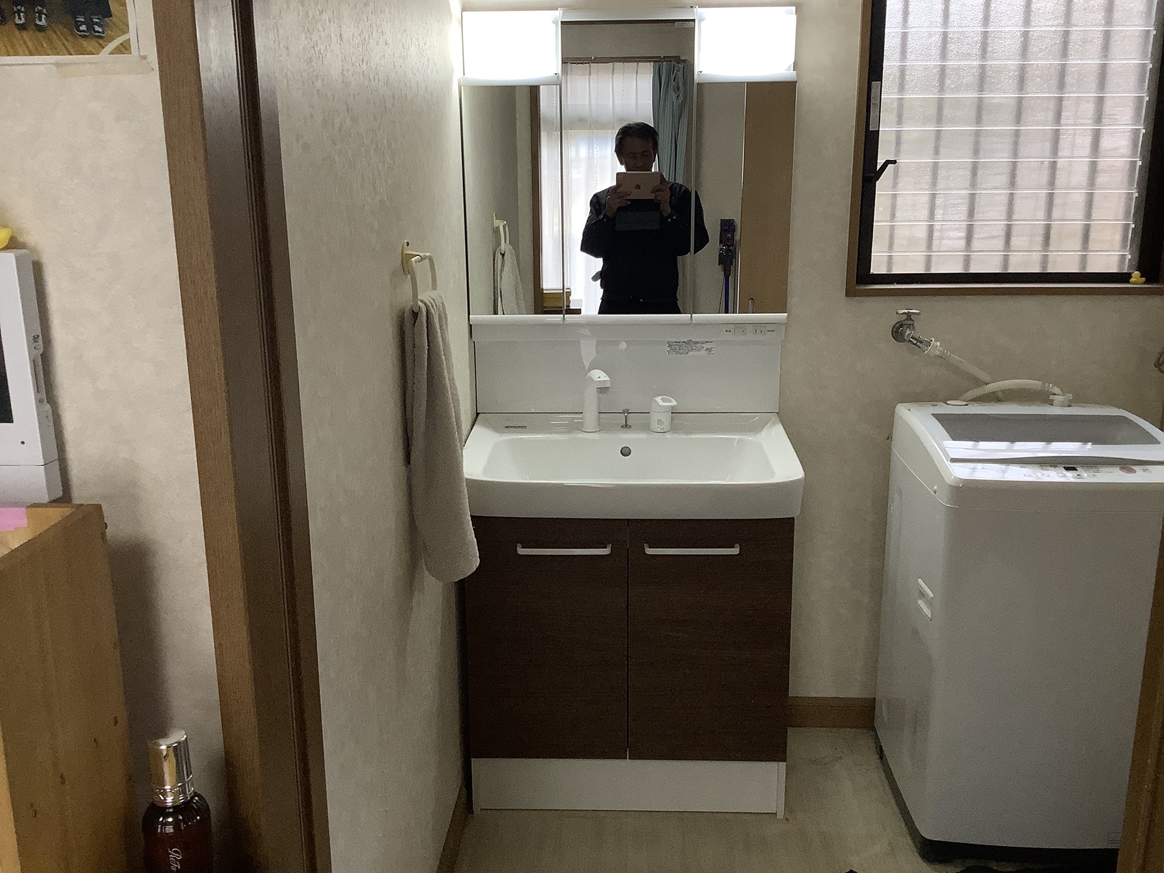 洗面化粧台交換