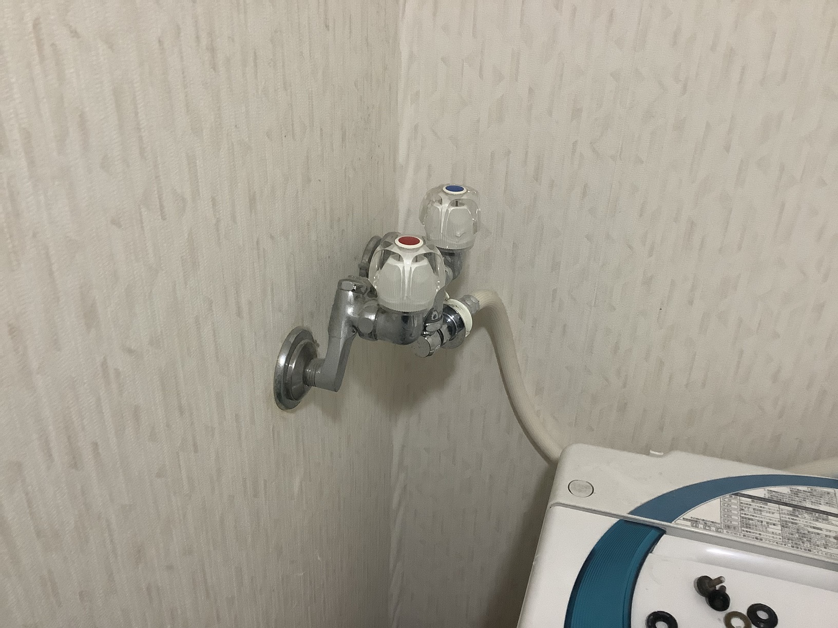 洗濯機混合栓パッキン交換