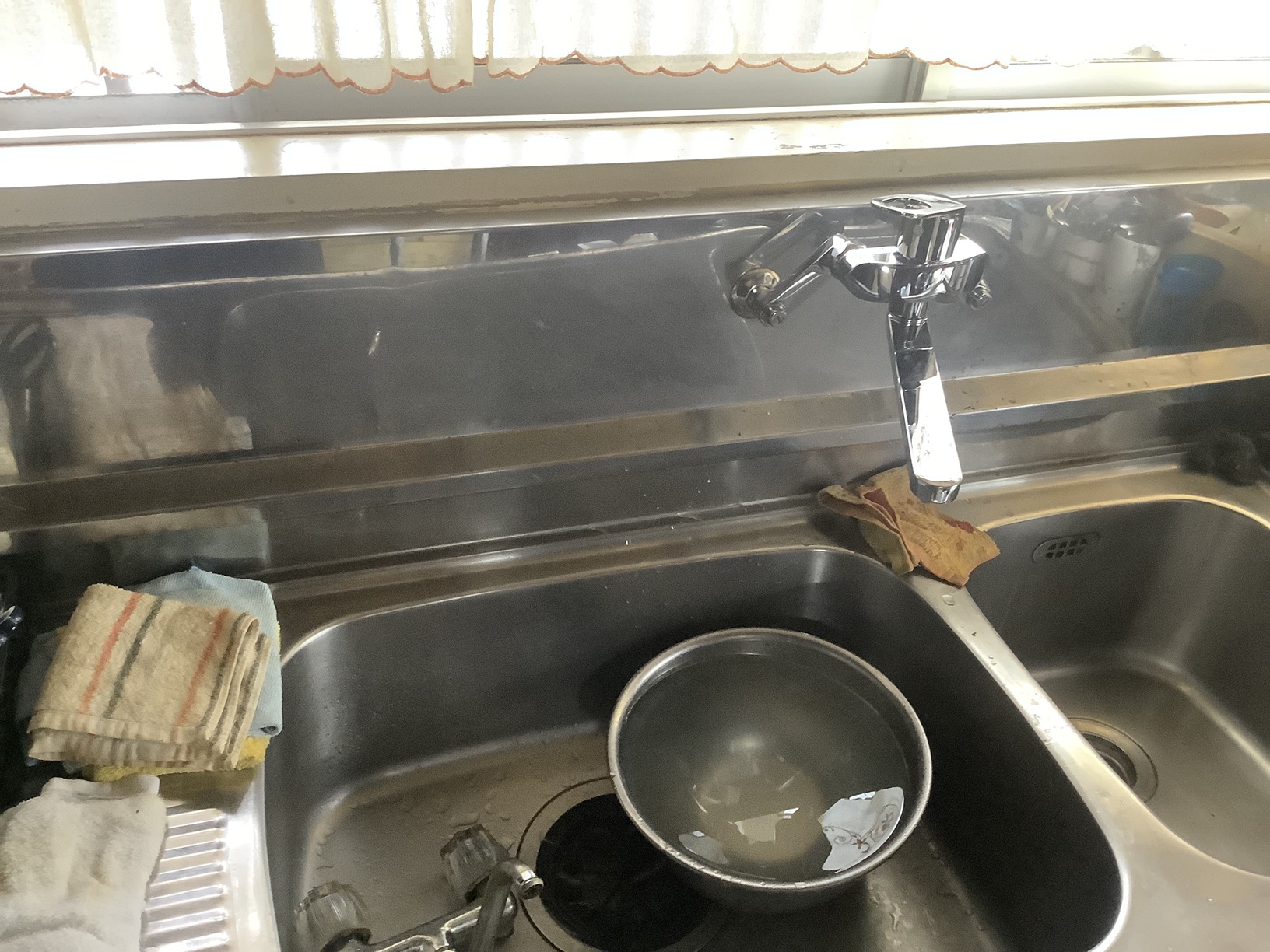 キッチン混合栓交換