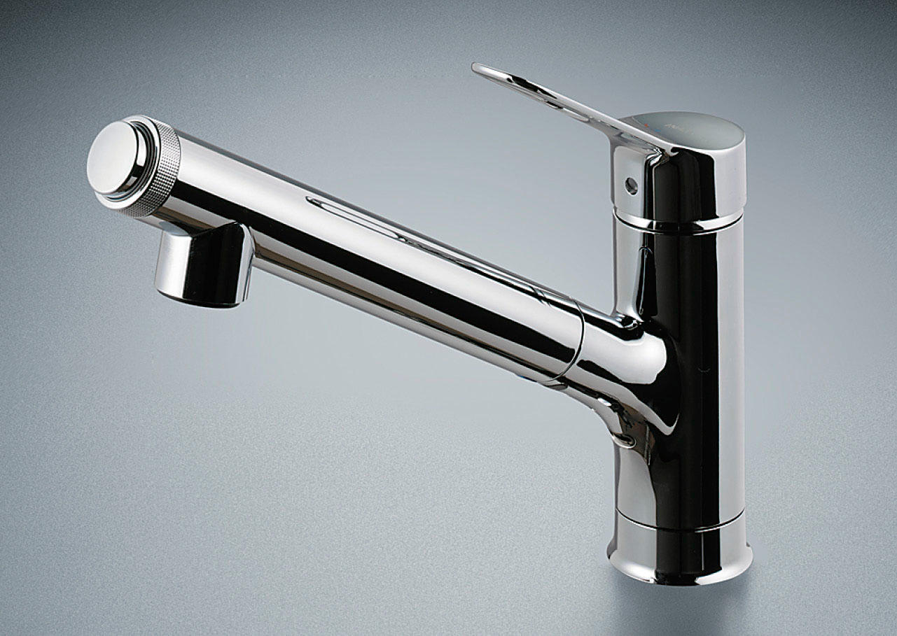 ワンホール浄水器付きシャワー混合栓